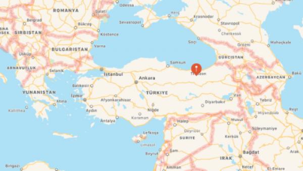 Gümüşhane on the map