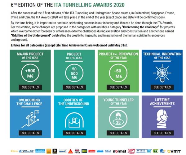 ITA Tunnelling Awards 2020