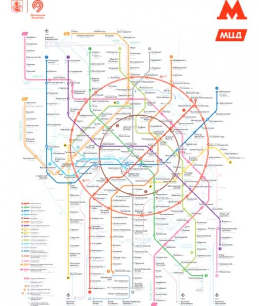 Moscow Metro Map