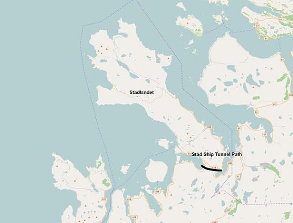 Stad Skipstunnel a proposed route