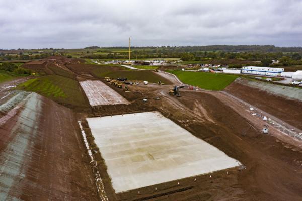 HS2 Long Itchington Wood Tunnel North Portal in December 2020