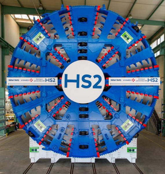 HS2 Herrenknecht TBM for Long Itchington Wood Tunnel 1