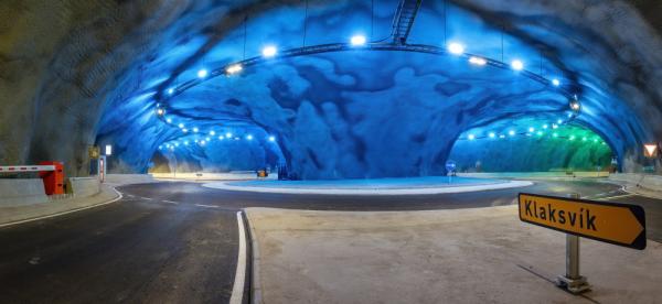 NCC Faroe Islands Eysturoy tunnel roundabout