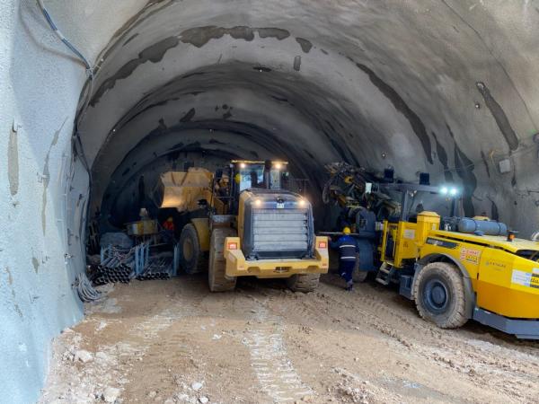 Construction Karawanks Motorway Tunnel East Tube, Slovenia