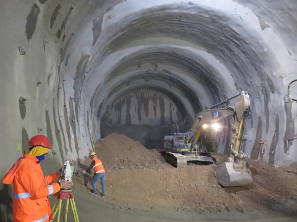 Construction Karawanks Motorway Tunnel East Tube, Slovenia