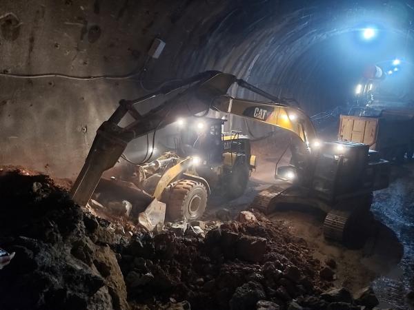 Construction Karawanks Motorway Tunnel East Tube, Slovenia