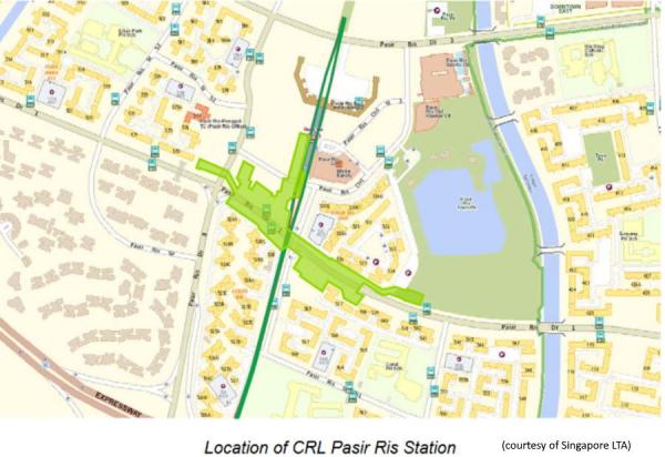 Cross Island Phase 1 CRL Pasir Ris Station