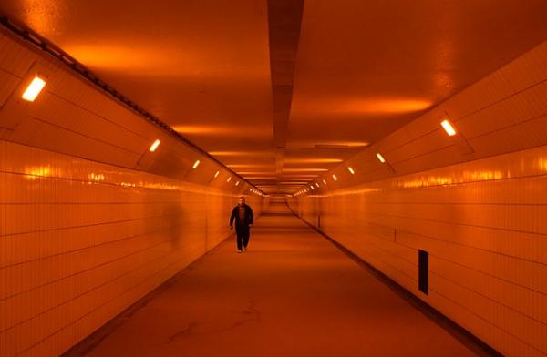 Rotterdam Maastunnel (Maas Tunnel) pedestrian section