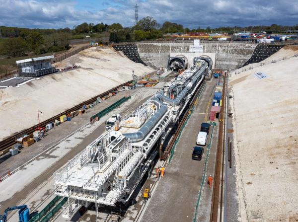 First HS2 TBM launched