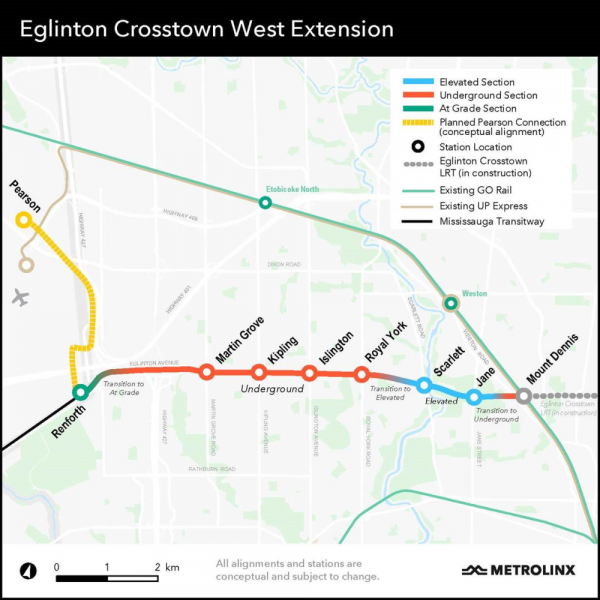 Eglinton Crosstown West Extension (ECWE) Advance Tunnel project in Toronto