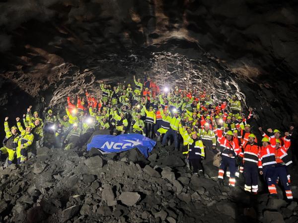 NCC Sandoy Tunnel Breakthough