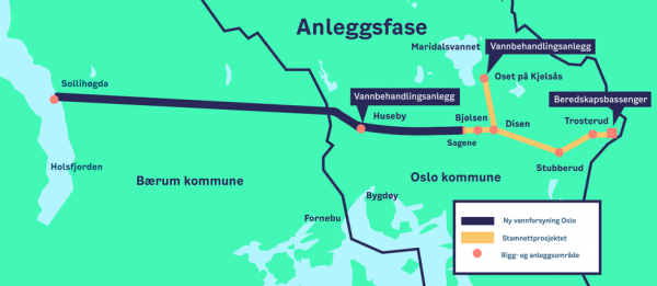 Oslo's E6 Rentvannstunnel Project (water tunnel project)