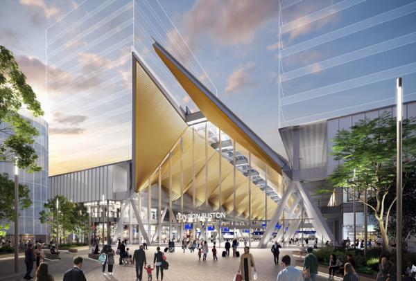 HS2 Euston station concept design - exterior