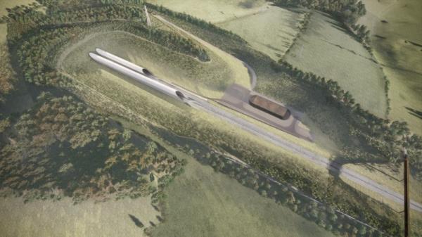 HS2 Noise cancelling Chiltern Tunnel north portal design