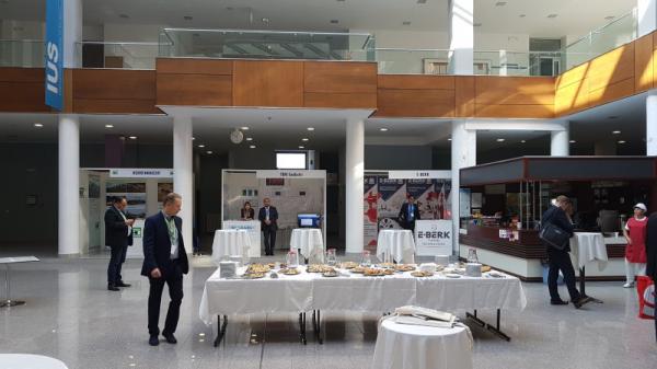 Inernational University of Sarajevo - Trenchless Balkans Exhibition hall before it opened to public