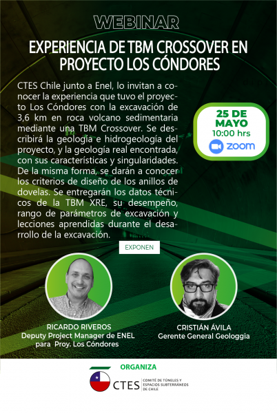 Webinar organized by the Tunnel Society of Chile