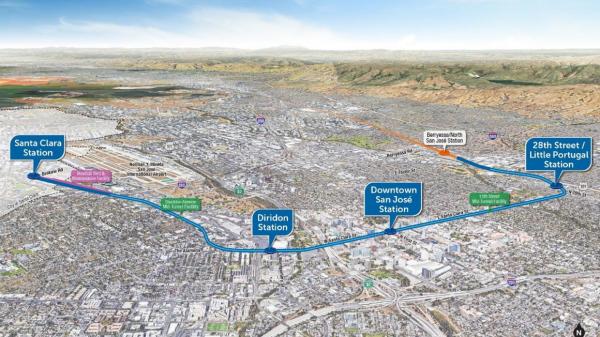 BART Phase II Project Alignment Map