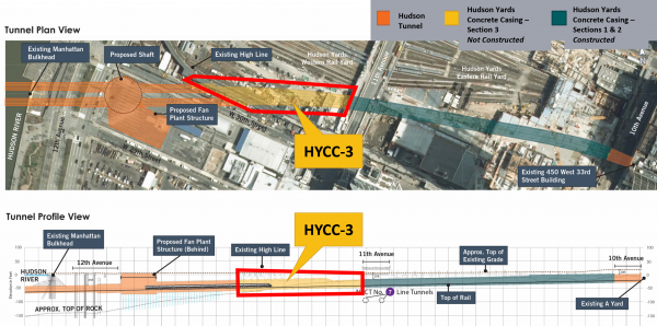 Hudson River Gateway Tunnel concrete casting plan