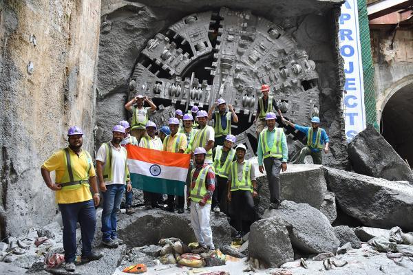 Terratec TBM Chebbai Metro Breakthrough