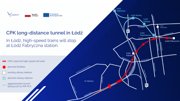 Centralny Port Komunikacyjny Łódź  tunnel