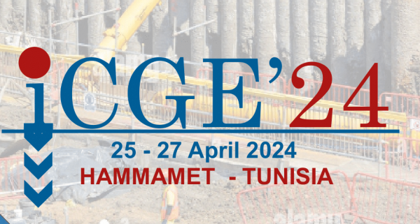 International Conference of Geotechnical Engineering (ICGE’24) in Hammamet, Tunisia,