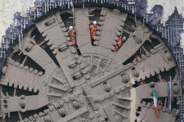 HS2 Chiltern Tunnel TBM Cecilia Breakthrough