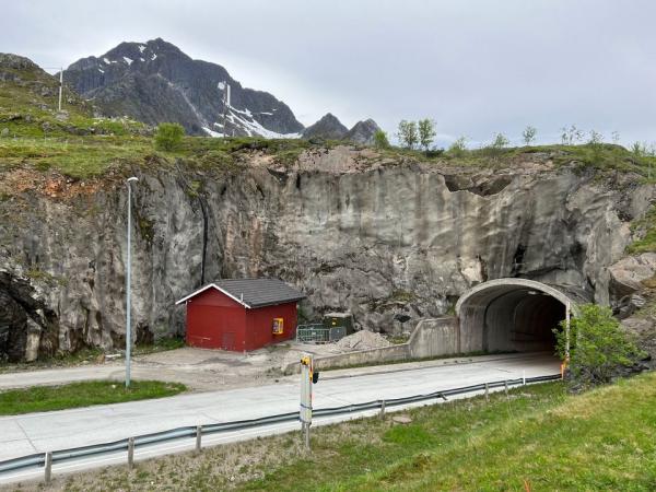 Statens vegvesen E10 Nappstraum tunnel, Norway