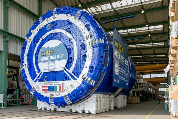 Herrenknecht seventh TBM delivery for Brenner Base Tunnel Project