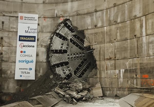 Acciona TBM breakthrough in Line 9 of Barcelona