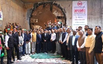 Afcons TBM achieves breakthrough for DMRC Delhi Metro package DC-07