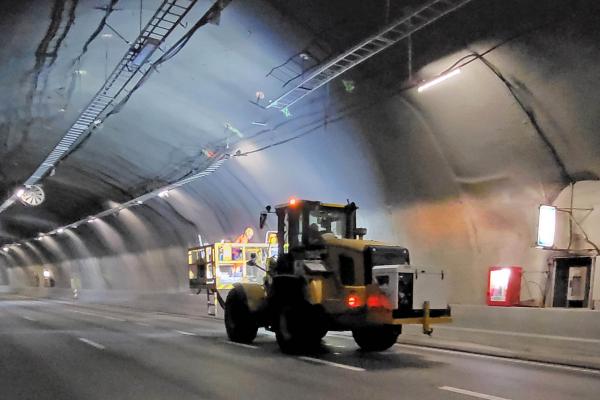 Moving work to the second tube in the Damsgårt tunnel upgrade