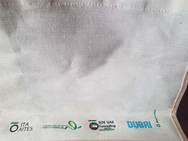 WTC2018 - World Tunnel Congress 2018 Dubai conference bag (back)